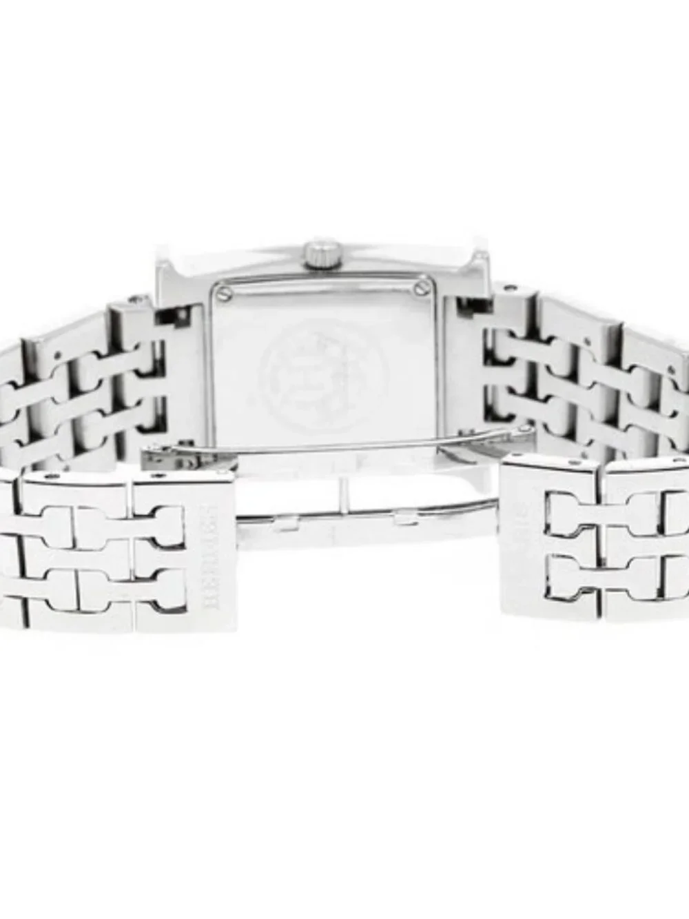 HERMES H watch HH1.230 Diamond Bezel Silver Dial Quartz Ladies Watch_962348